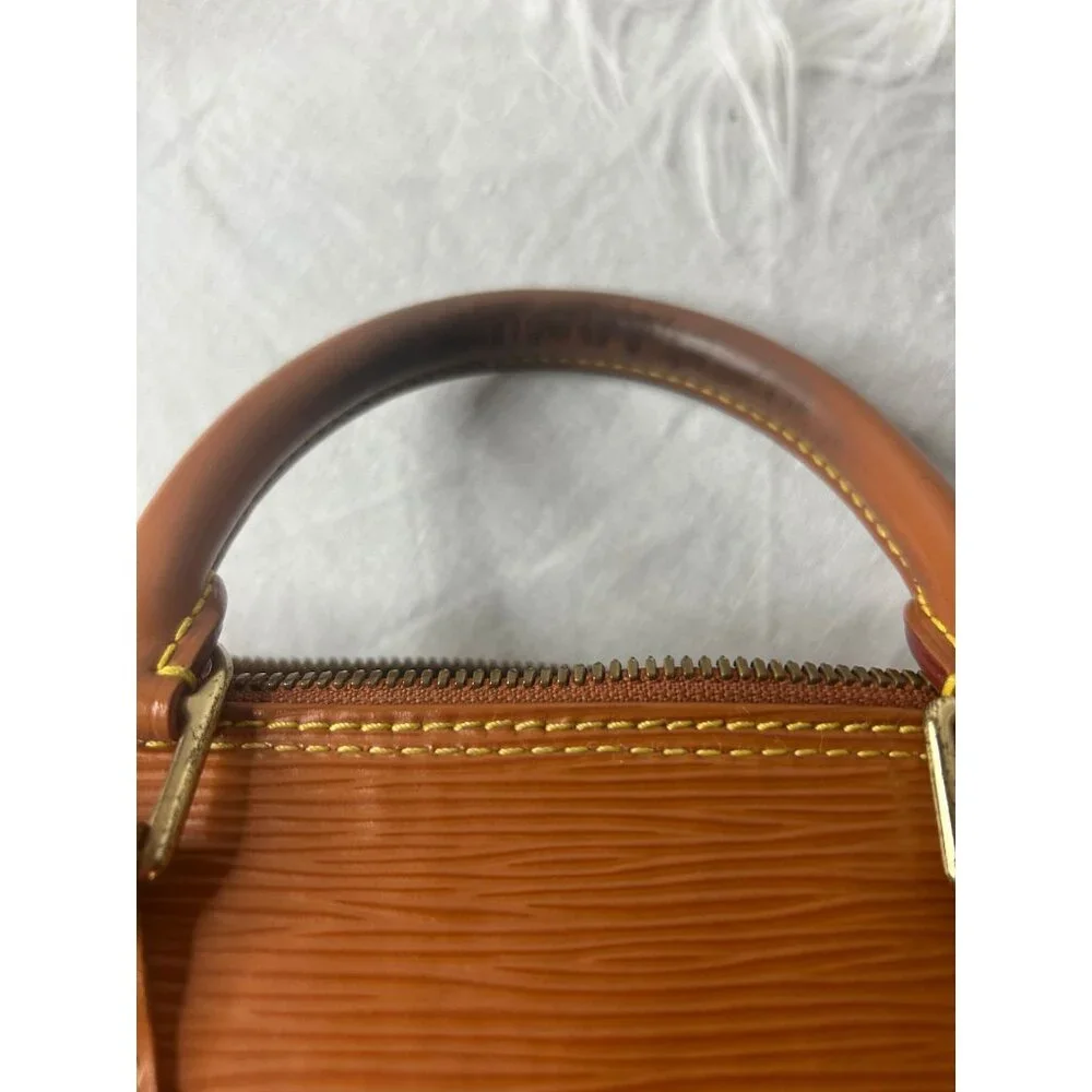 Louis Vuitton Alma PM Epi Leather Handbag With Gold Hardware